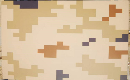 甘孜荒漠迷彩漆喷涂